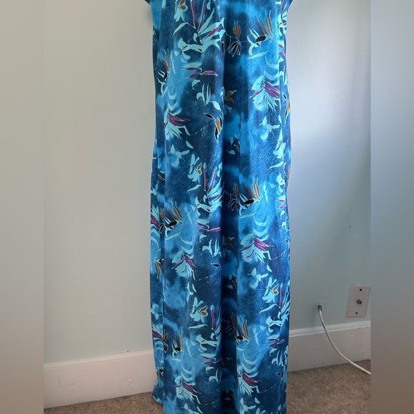 New Gear Blue Print Sleeveless Maxi Dress - Picture 5 of 11